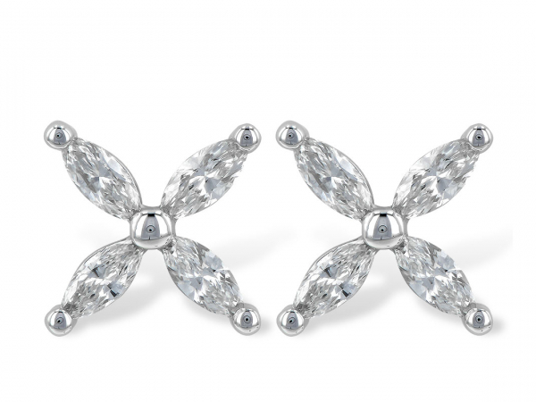 Diamond Stud Earrings by Allison Kaufman